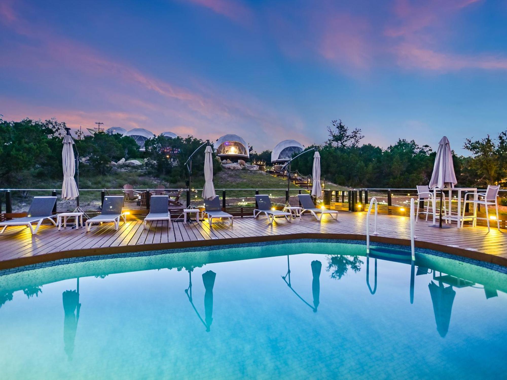 Udoscape Glamping Resort Lago Vista Esterno foto
