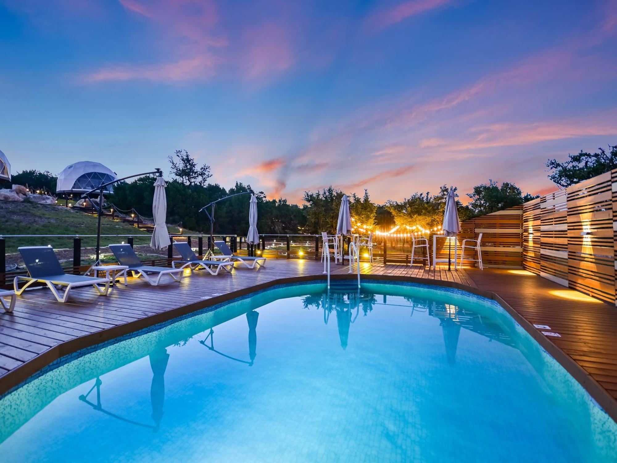 Udoscape Glamping Resort Lago Vista Esterno foto